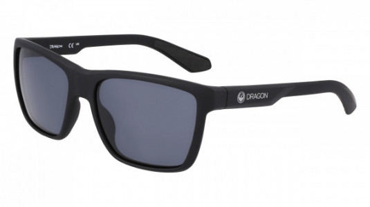 Dragon DR DALE LL POLAR Sunglasses, (002) MATTE BLACK/ LL SMOKE POLAR