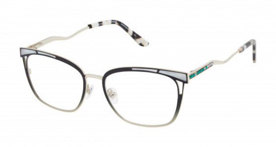 Jimmy Crystal TELLARO Eyeglasses, RAVEN