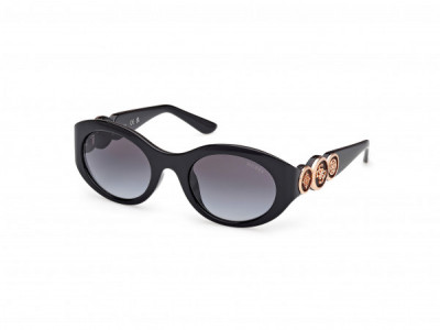 Guess GU00198-H Sunglasses, 01B - Shiny Black / Shiny Black