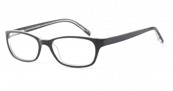 Jones New York J730 Eyeglasses, BLACK CRYSTAL (0BLA)