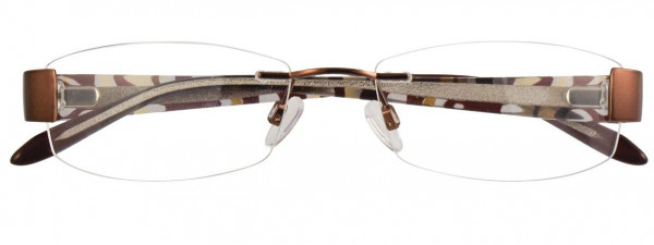 EasyClip EC150 Eyeglasses, 010 - Shiny Dark Brown