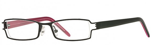 Michael Stars Ambitious Eyeglasses, Black