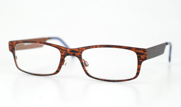 LA Eyeworks Eagle Rock Eyeglasses, 436 Orange Cork