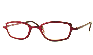 LA Eyeworks Float Eyeglasses, 577 Fuchsia With Khaki