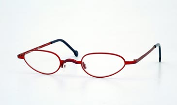 LA Eyeworks Goldfish Eyeglasses, 880 Red Velvet