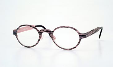 LA Eyeworks Juarez Eyeglasses, 553 Pink Wood