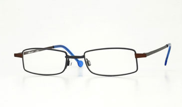 LA Eyeworks Lake Eyeglasses, 876 Minight Blue With Brown