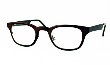 LA Eyeworks Patron Eyeglasses, 544 Brown Velvet