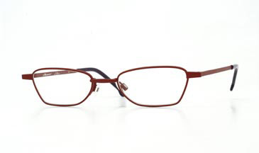 LA Eyeworks Percy Eyeglasses, 501 Brick Red
