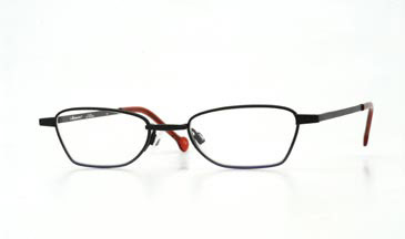 LA Eyeworks Percy Eyeglasses, 888 Black To Violet Split