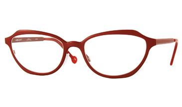 LA Eyeworks Sumac Eyeglasses, 501 Brick Red