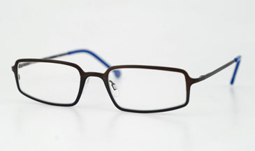 LA Eyeworks Track Eyeglasses, 863 Brown To Blue Split