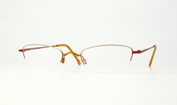 LA Eyeworks Xylo Eyeglasses, 486548 Yellow Red