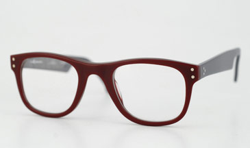LA Eyeworks Back Beat Eyeglasses, 235236 Burgundy With Grey