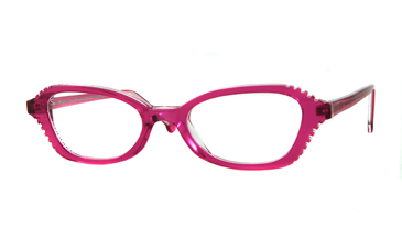 LA Eyeworks Cattooth Eyeglasses, 126 Pink Jelly Burst