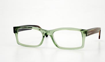 LA Eyeworks Flat Bed Eyeglasses, 327 Apple Drop