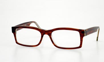 LA Eyeworks Flat Bed Eyeglasses, 968 Coffee Tortoise