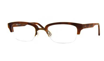 LA Eyeworks Hi Jack Eyeglasses, 153442 Gnarly Tortoise W/antique Bronze