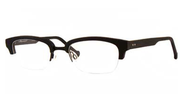 LA Eyeworks Hi Jack Eyeglasses, 300542 Black Wood W/black