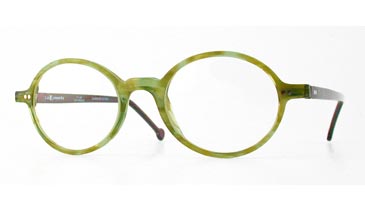 LA Eyeworks Hopso Eyeglasses, 360908 Green Shell
