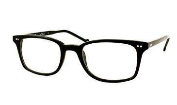LA Eyeworks Twill Eyeglasses, 101 Black