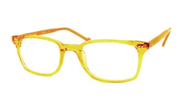 LA Eyeworks Twill Eyeglasses, 111210 Nicotine W/straw