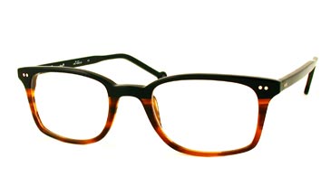 LA Eyeworks Twill Eyeglasses, 145 Black Havana Split
