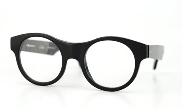 LA Eyeworks Von Kersting Eyeglasses, 101 Black