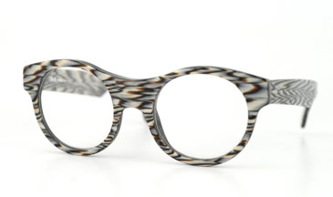 LA Eyeworks Von Kersting Eyeglasses, 640 Silver Tiger