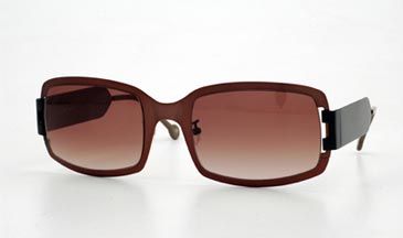 LA Eyeworks Satara Sunglasses, 828 Brown Matte / Brown Gradient