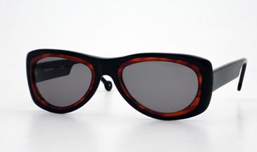 LA Eyeworks Taj Sunglasses, 101968 Black /grey Green Solid