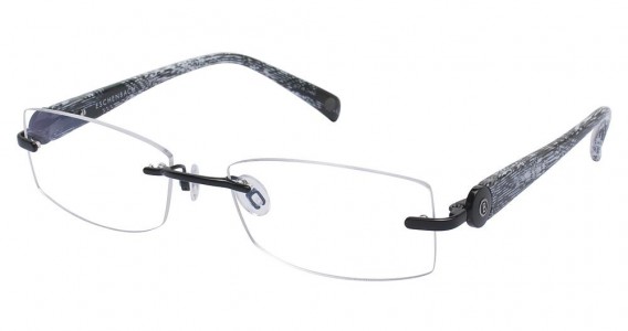 Bogner 732018 Eyeglasses, BLACK/BLACK-WHITE (10)