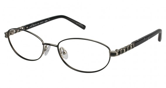 Tura 631 Eyeglasses, SILVER/BLACK (BLK)