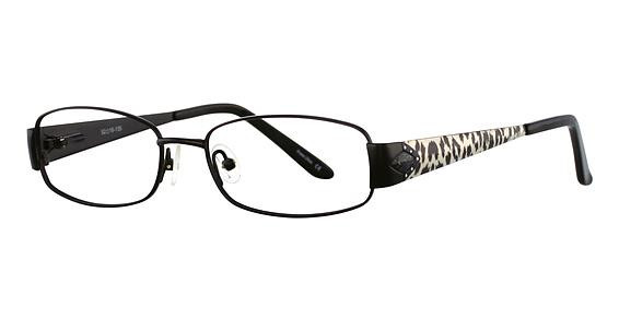 Vivian Morgan 8005 Eyeglasses, Black Leopard
