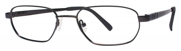 Seiko Titanium T676 Eyeglasses, 642 Black Charcoal