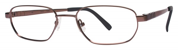 Seiko Titanium T676 Eyeglasses, B15 Medium Brown Shiny