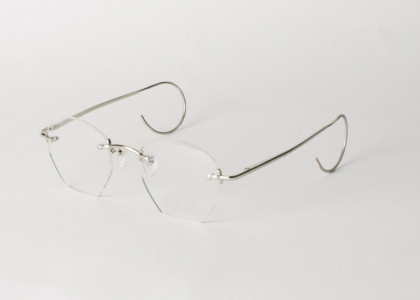 Shuron Regis II Eyeglasses, Silver w/ Spring Hinge Cable