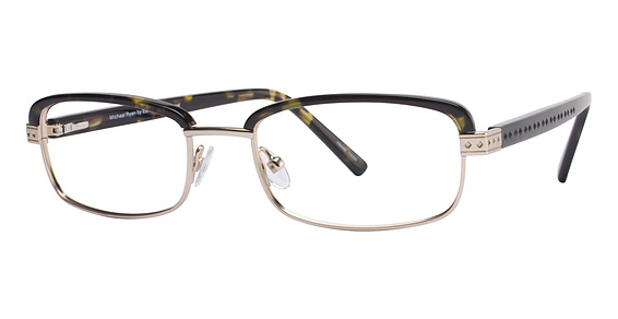 Michael Ryen MR-154 Eyeglasses, 3 Tortoise/Gold