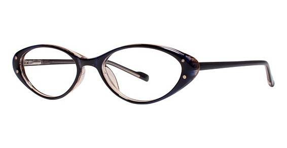 Modern Optical ANNE Eyeglasses, Dark Blue/Light Blue