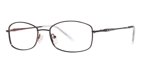 Genevieve HOLLY Eyeglasses, Black/Burgundy