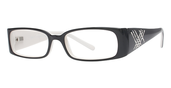 Genevieve PARADISE Eyeglasses, Black/White