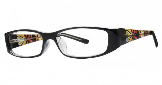Modern Optical SWIRL Eyeglasses, Black