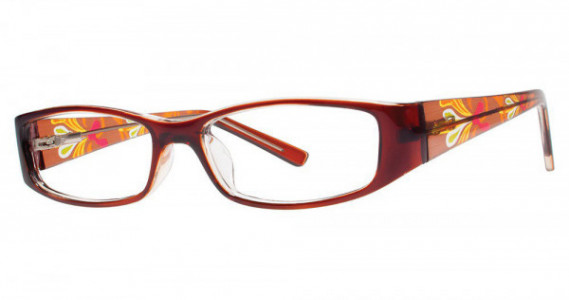 Modern Optical SWIRL Eyeglasses, Brown