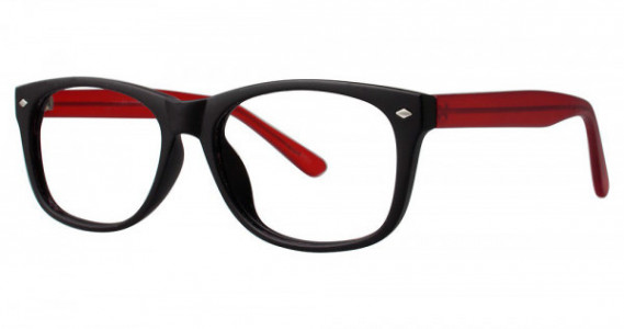 Modern Optical FREEDOM Eyeglasses, Black/Burgundy Matte