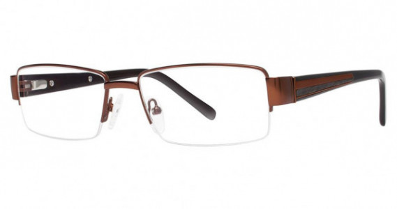 Big Mens Eyewear Club BIG Top Eyeglasses, matte brown