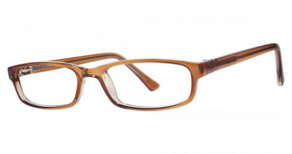 Modern Optical POSITIVE Eyeglasses, Brown/Blue