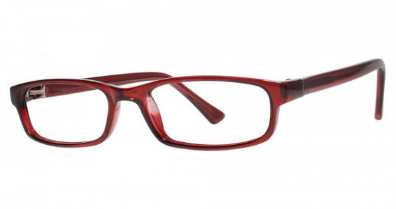 Modern Optical POSITIVE Eyeglasses, Red/Rose