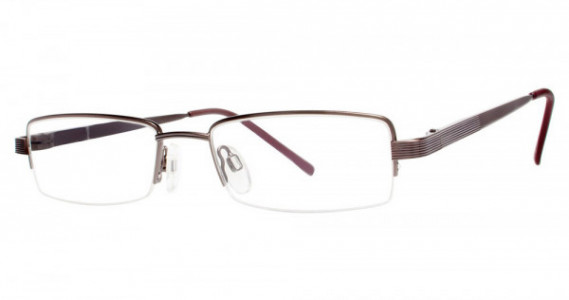 Modern Optical MARKET Eyeglasses, Matte Brown