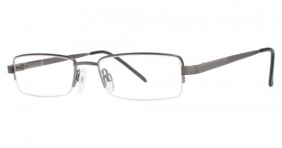 Modern Optical MARKET Eyeglasses, Matte Gunmetal