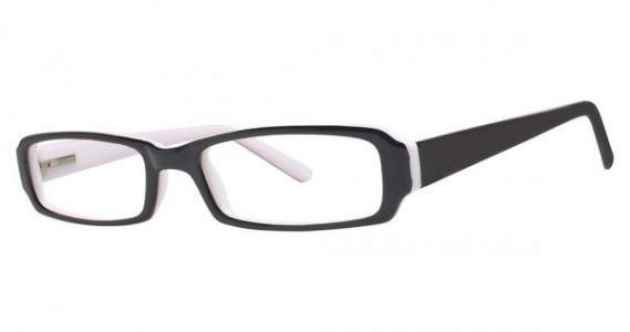 Modern Optical EMMA Eyeglasses, Black/White
